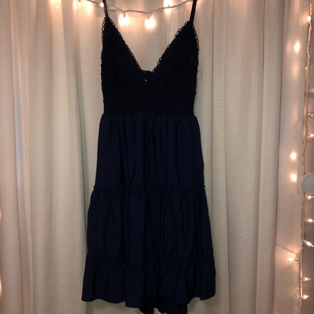 navy blue dress